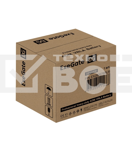 Аккумуляторная батарея ExeGate GP12400 (12V 40Ah, под болт М6)