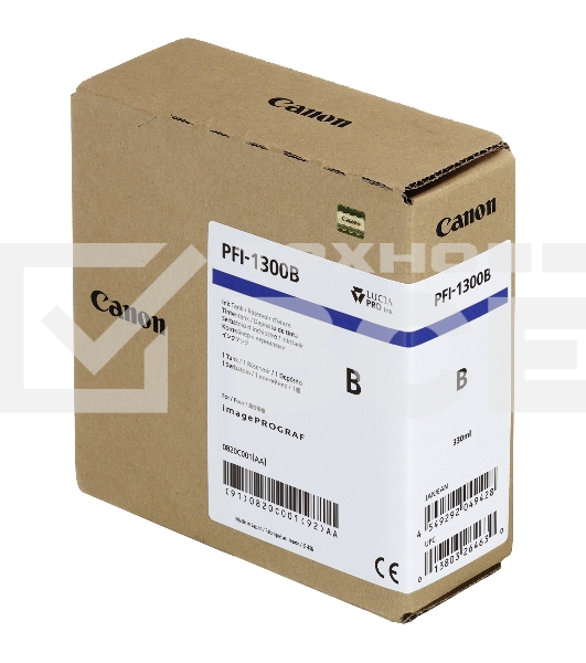 Картридж струйный PFI-1300 голубой