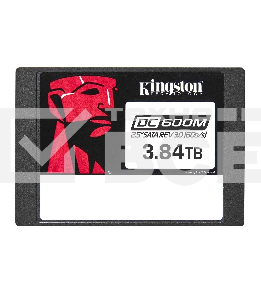 Накопитель SSD Kingston SSD DC600M, 3840GB, SATA III, 2.5