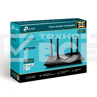 Двухдиапазонный гигабитный TP-Link Archer AX55 Pro AX3000 Wi-Fi 6 роутер