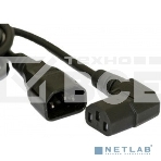 Кабель питания Hyperline PWC-IEC13A-IEC14-1.8-BK  монитор-компьютер IEC 320 C13 (угловая) - IEC 320 C14 (3x0.75), 10A, прямая вилка, 1.8м, цвет черный, фото6