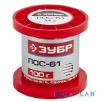 Припой Зубр 55450-100-20ПОС 61 проволока 100г 2мм, фото4