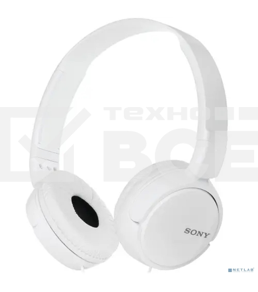 Наушники Sony MDR-ZX110APW белый