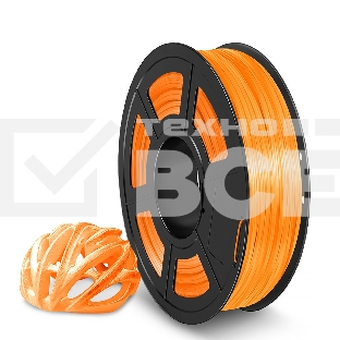 Филамент NVPRINT TPU Trans. Orange для 3D печати диаметр 1.75мм  длина 165 метров  масса 0,5 кг