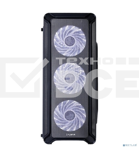 Корпус ZALMAN I3, без БП, большое боковое окно, черный,  ATX