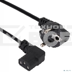 Кабель комп - розетка AOpen ACE021R-3M 220V EU (угол-угол) 3m, фото 1