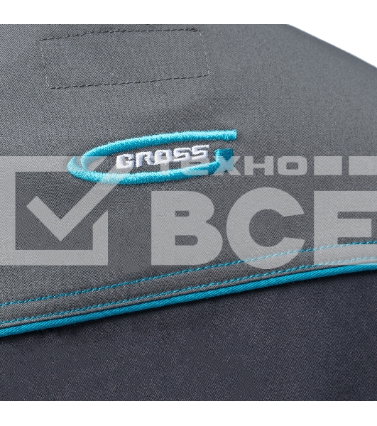 Куртка профессиональная рабочая, 97% хлопок 3% спандекс, XXXL Gross