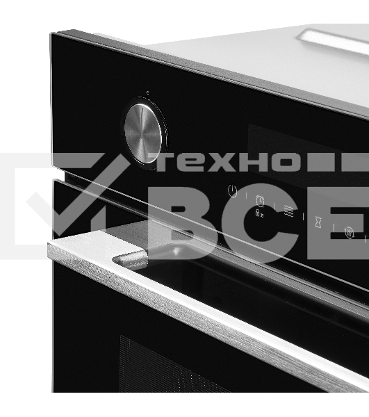 Компактный духовой шкаф с функцией СВЧ Maunfeld MCMO5015MFB