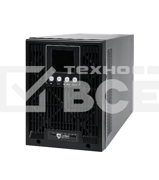 Источник бесперебойного питания Сайбер Электро ИБП ЭКСПЕРТ-II-2000 Онлайн, Напольное исполнение 2000ВА/1800Вт USB/RS-232/SNMPslot (2 EURO + 2 IEC С13) (12В/7А·ч. х 4)