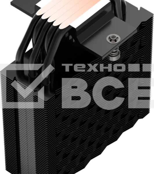 Кулер для процессора PCCooler RT500 Digital черный 120мм алюминий+медь 2200rpm 32db 4-pin 240W