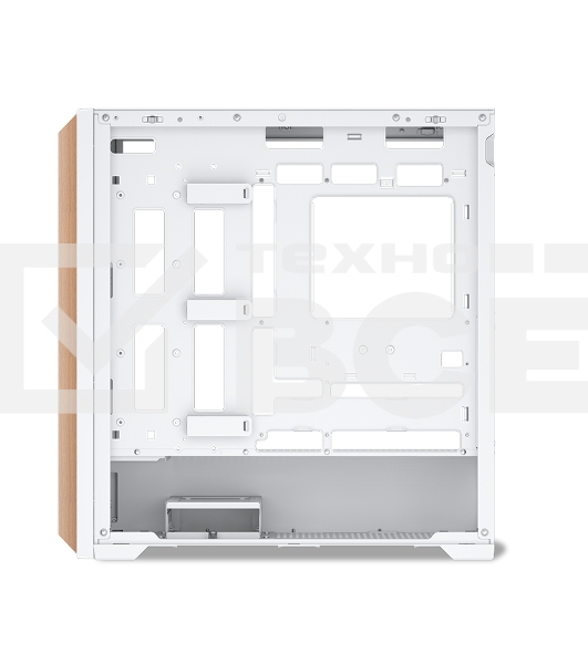 Компьютерный корпус без блока питания SAMA Z60 белый, Midi-Tower, TG, 4x140мм ARGb, 2xUSB 3.0 + 1xUSB 3.1 Type-C, E-ATX, ATX, mATX, mITX белый
