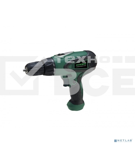 Сетевой шуруповет FAVOURITE ID-500/2S  500 Вт, 25Hm, 2 скор., 0-1000 об, реверс, патрон 10мм, дерево 20мм, металл 6мм