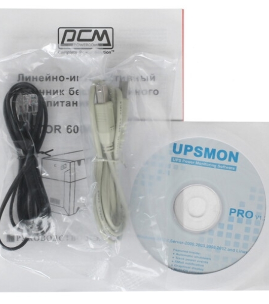 Источник бесперебойного питания Powercom RPT-600AP EURO