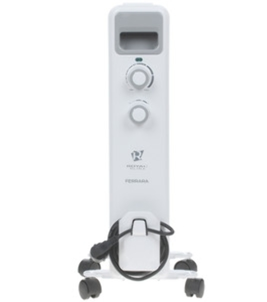 Радиатор масляный Royal Clima ROR-FR7-1500M 1500Вт белый/черный