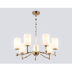 Люстра Ambrella light LH56053/7 BS/FR латунь/белый матовый E14*7 max 40W D680*950, фото7