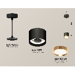 Светильник Ambrella Light XP8111012 SBK/PYG черный песок/золото желтое полированное GX53 (A2333, C8111, N8124), фото 1