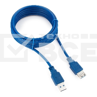 Кабель Gembird PRO CCP-USB3-AMAF-10, USB 3.0 кабель удлинительный 3.0м AM/AF позол. контакты, пакет