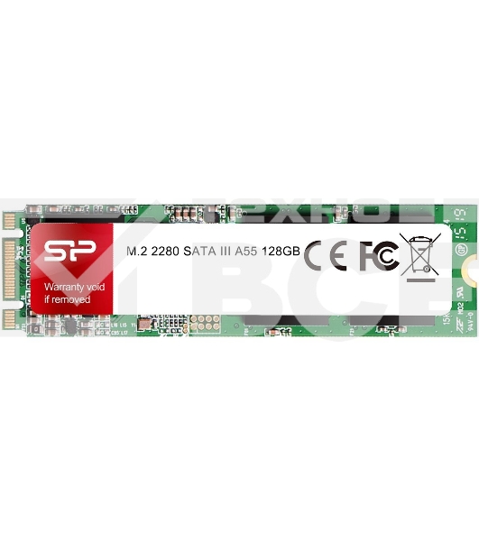 Накопитель SSD Silicon Power A55, 128GB, M.2 2280, SATA III, R/W 460/360