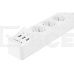 Удлинитель с USB зарядкой Harper UCH-330 White, фото6