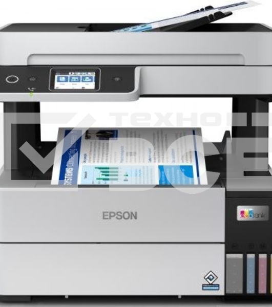 МФУ струйный Epson L6490 (C11CJ88405), A4, цветной, печ. до 17 стр/мин. (ч/б) до 9.5 стр/мин. (цвет), 1200 x 4800 dpi (печать) 1200x2400dpi (скан.), USB, RJ-45, Wi-Fi