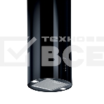 Вытяжка Jet Air, Декоративный дизайн, 43 см, 290 Вт, кнопочное управление, 1200 куб. м., черная, фото 1