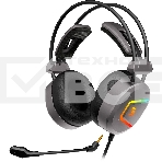 Наушники с микрофоном A4Tech Bloody MC750 серый 2.3м мониторные USB оголовье (MC750 GREY), фото 1