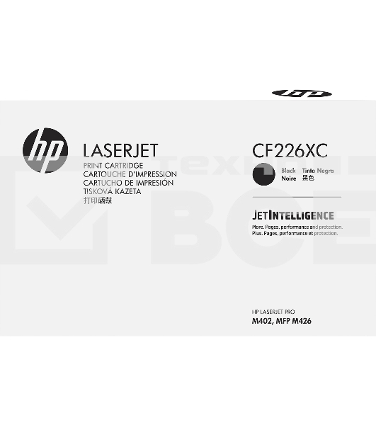 Контрактный Картридж лазерный HP 26X Contractual High Yield Black Original LaserJet Toner Cartridge