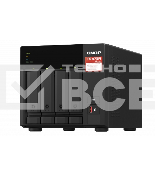 Сетевое хранилище NAS Qnap TS-473A-8G 4-bay Ryzen V1500B