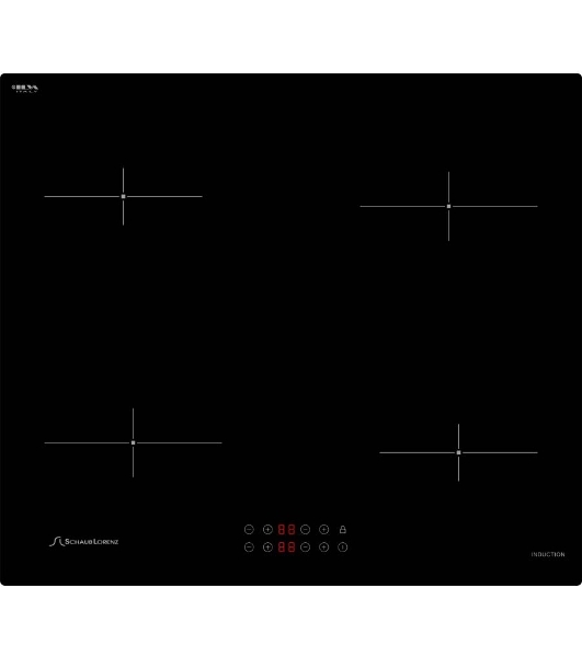 Индукционная варочная панель стеклокерамическая, Ширина: 60 см;Стекло: ILVA; 4 конфорки индукционного нагрева: 2 х диаметром?,160 мм; 1400 Вт; 2 х диаметром?,180 мм; 1800 Вт; Сенсорное управление(touch); 9 уровней мощности; Таймер(отсчет времени/выбор конфорки); Звуковой сигнал; Безопасное автоотключение; Блокировка от детей/Блокировка панели управления; Индикатор остаточного тепла; Цвет: черный/ без рамки; Размер(ШхГхВ): 590x520x60 мм