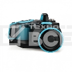 Пылесос BQ VC1810C черный/голубой, 380/1800 Вт, уборка сухая, пылесборник циклон, 2.5 л, фото 1