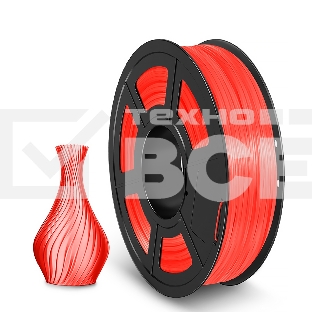 Филамент NVPRINT TPU Trans. Red для 3D печати диаметр 1.75мм  длина 165 метров  масса 0,5 кг