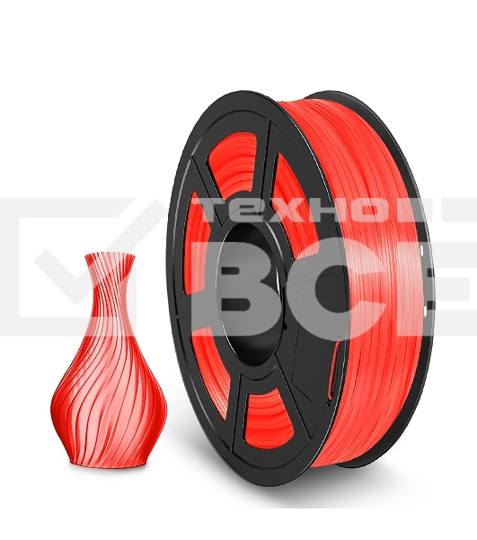 Филамент NVPRINT TPU Trans. Red для 3D печати диаметр 1.75мм  длина 165 метров  масса 0,5 кг
