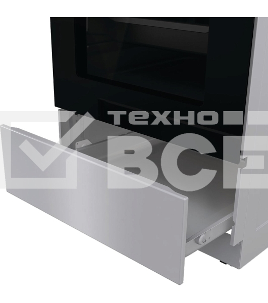 Плита электрическая Gorenje GEC5B41SG серый, конфорок 4 шт, духовка 62 л, 50 см x 85 см x 59.4 см