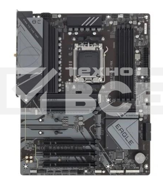 Материнская плата GIGABYTE B650 EAGLE AX, AM5, AMD B650, 4xDDR5, 4xSATA, 3xM.2, 1xPCI-E 4.0 x16, 3xPCI-E 3.0 x1, 1xHDMI, 1xDP, 1x 1Gb LAN, 2xUSB 3.2 Gen 2, 1xUSB 3.2 Gen 1, 6xUSB 2.0, 3x3.5 мм, 7.1, Standard-ATX