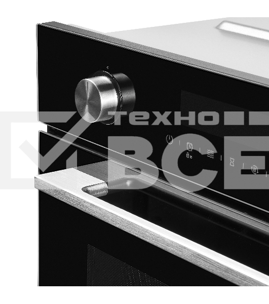 Компактный духовой шкаф с функцией СВЧ Maunfeld MCMO5015MFB