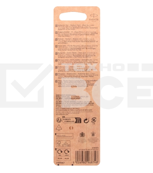 Ручка шариковая Parker Jotter Originals K60 (CW2096874) White CT M син. черн. блистер