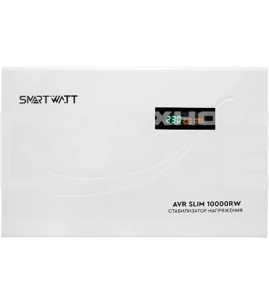 Стабилизатор напряжения Smartwatt AVR Slim 10000RW 10000ВА белый