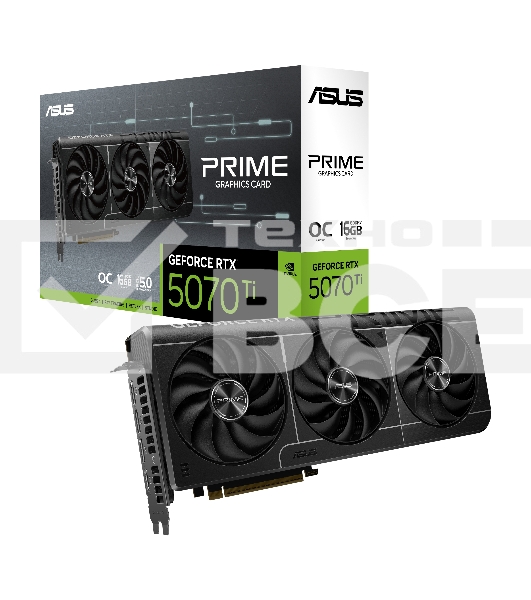Видеокарта ASUS PRIME-RTX5070TI-O16GRTX5070TI HDMI*1,DP*3,16G,D7