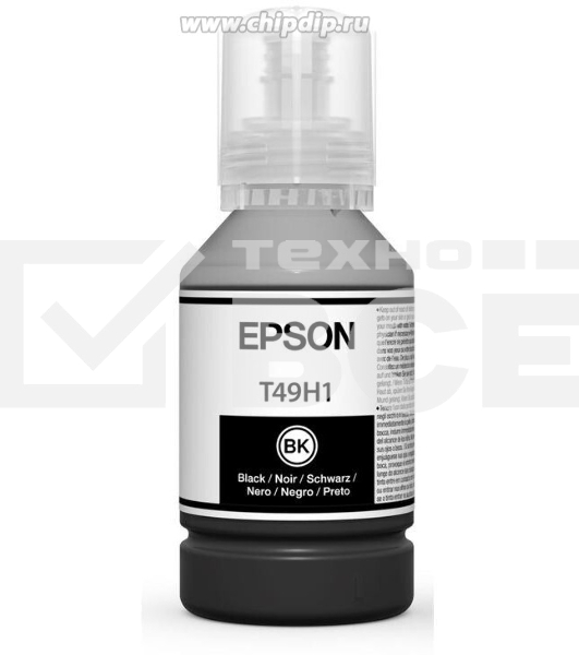 Чернила Epson T49H1 (C13T49H10N) черный (140 мл) для Epson SureColor SC-T3100X