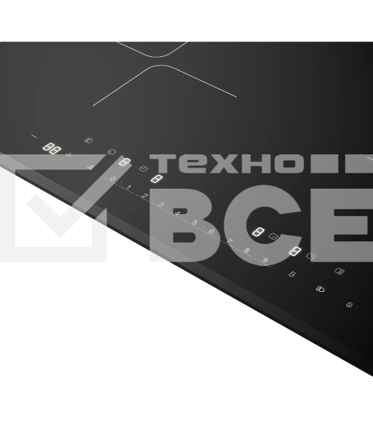 Варочная поверхность Kuppersberg/Варочная поверхность Kuppersberg, индукция, High-Tech, 9 уровней мощности, inverter, таймер, пауза, Booster, автоматическое отключение, Flexi-zone, слайдерное управление, поддержание тепла, черный