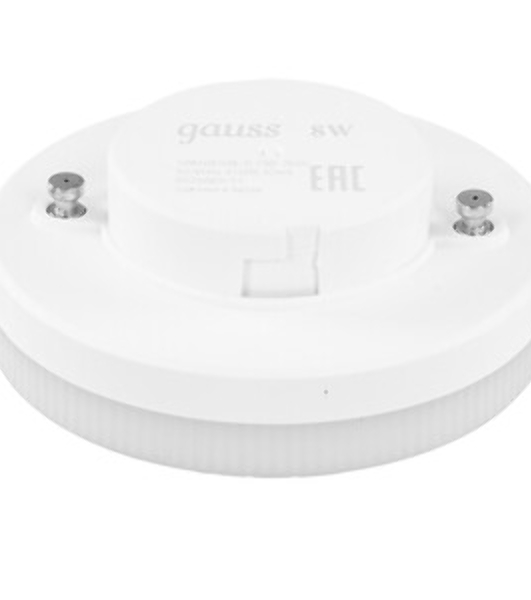 Лампа cветодиодная Gauss GX53 8W 680lm 6500K диммируемая LED