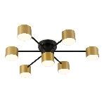 Потолочный светильник Ambrella light FL51726/7 BK/GD черный/золото GX53/7 max 12W 645*135, фото6