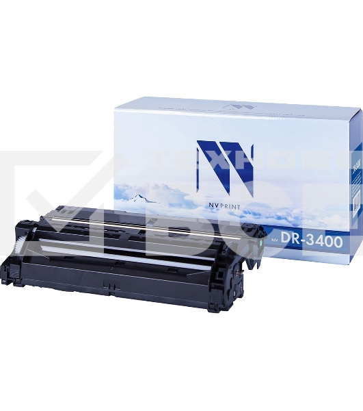 Барабан NVPrint совместимый Brother DR-3400 для HL-L5000D/L5100DN/L5100DNT/L5200DW/L5200DWT/L6250DN/L6300DW/L6300DWT/L6400DW/L6400DWT/DCP-L5500DN/L6600DW/MFC-L5700DN/L5750DW/L6800DW (30000k)