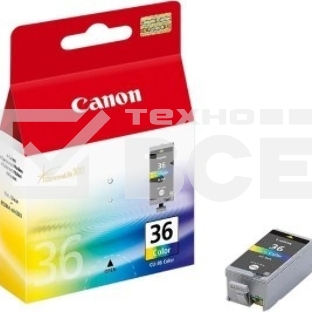 Картридж струйный CLI-36Color (1511B001) для Canon Mini Pixma 260, Цветной, 250 стр.