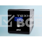 Источник бесперебойного питания PowerMan Smart Sine 1000 black (Pure Sine Wave/LCD Display/USB/Software/RJ11/45), фото 1