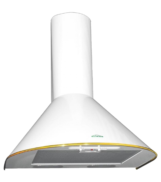 Вытяжка каминная Elikor Эпсилон 50П-430-П3Л белый/золотистый, 50 см, 430 м³/ч, 54 дБ
