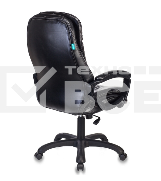 Кресло руководителя Бюрократ T-9950LT/BLACK сиденье черный, искусственная кожа
