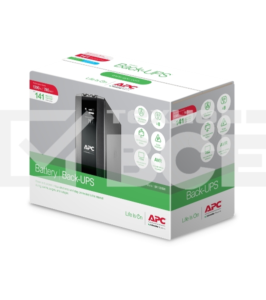 Источник бесперебойного питания APC Back-UPS Pro BR 1300VA/780W