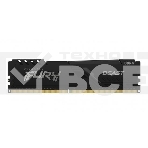 Оперативная память Kingston Fury Beast, DDR4, 16GB (1x16GB), 3200MHz, CL16, с радиатором, чёрный, фото4