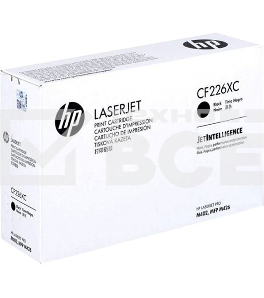 Контрактный Картридж лазерный HP 26X Contractual High Yield Black Original LaserJet Toner Cartridge